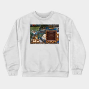 The Painted Doors And Windows Of Las Flores - 2 © Crewneck Sweatshirt